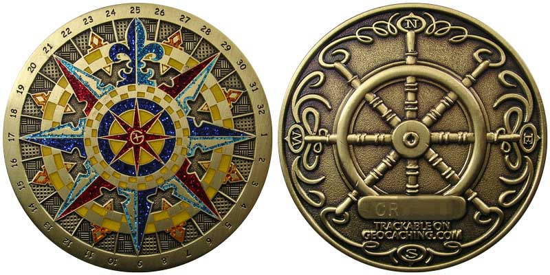 Compass Rose 2007 (Ant. Gold)
