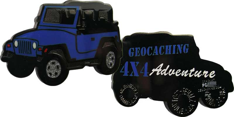 Jeep Geocaching - Blue