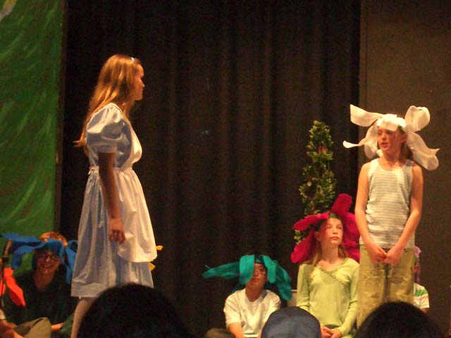 Kristin as Alice (in Wonderland)